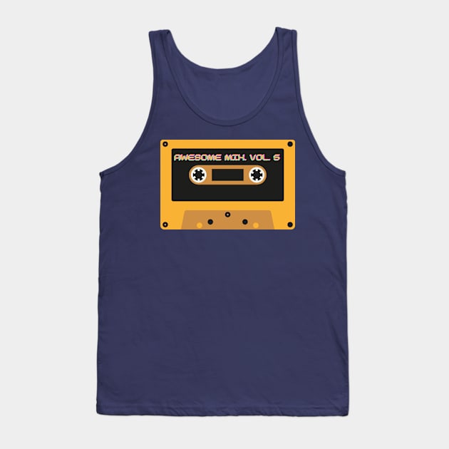 Awesome Mixtape Vol. 5 Casette Player Guardians of the galaxy Tank Top by waltzart